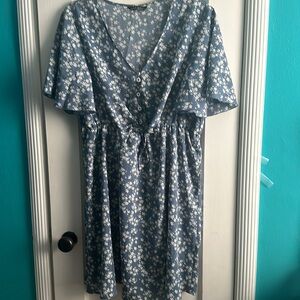 SHEIN Blue Floral dress